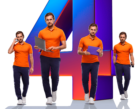 Великолепная четверка Ростелеком в посёлок Иренский (Пермский край)